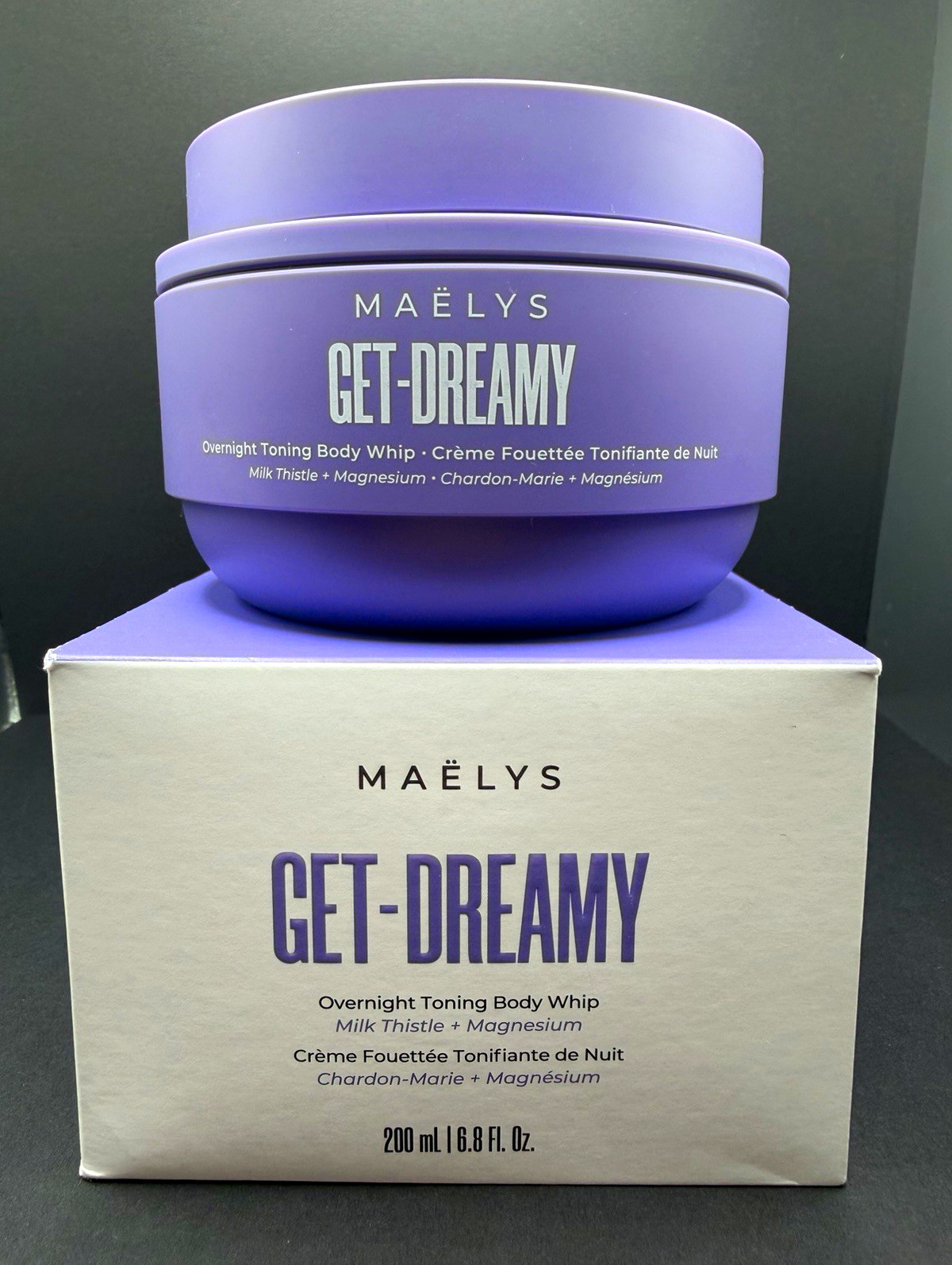 Maëlys GET-DREAMY Overnight Toning Body Whip Milk Thistle + Magnesium 6.8 fl oz