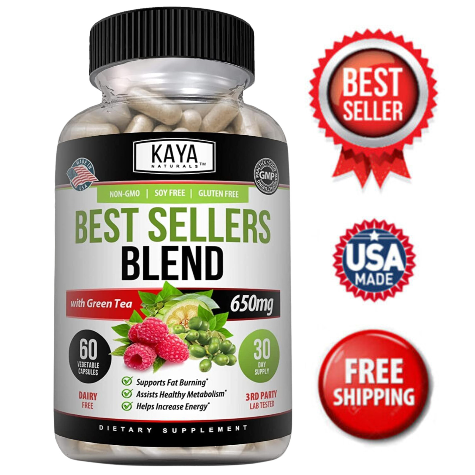 Best Sellers Blend 60ct – Boost Metabolism, Weight Loss, Energy, General Health