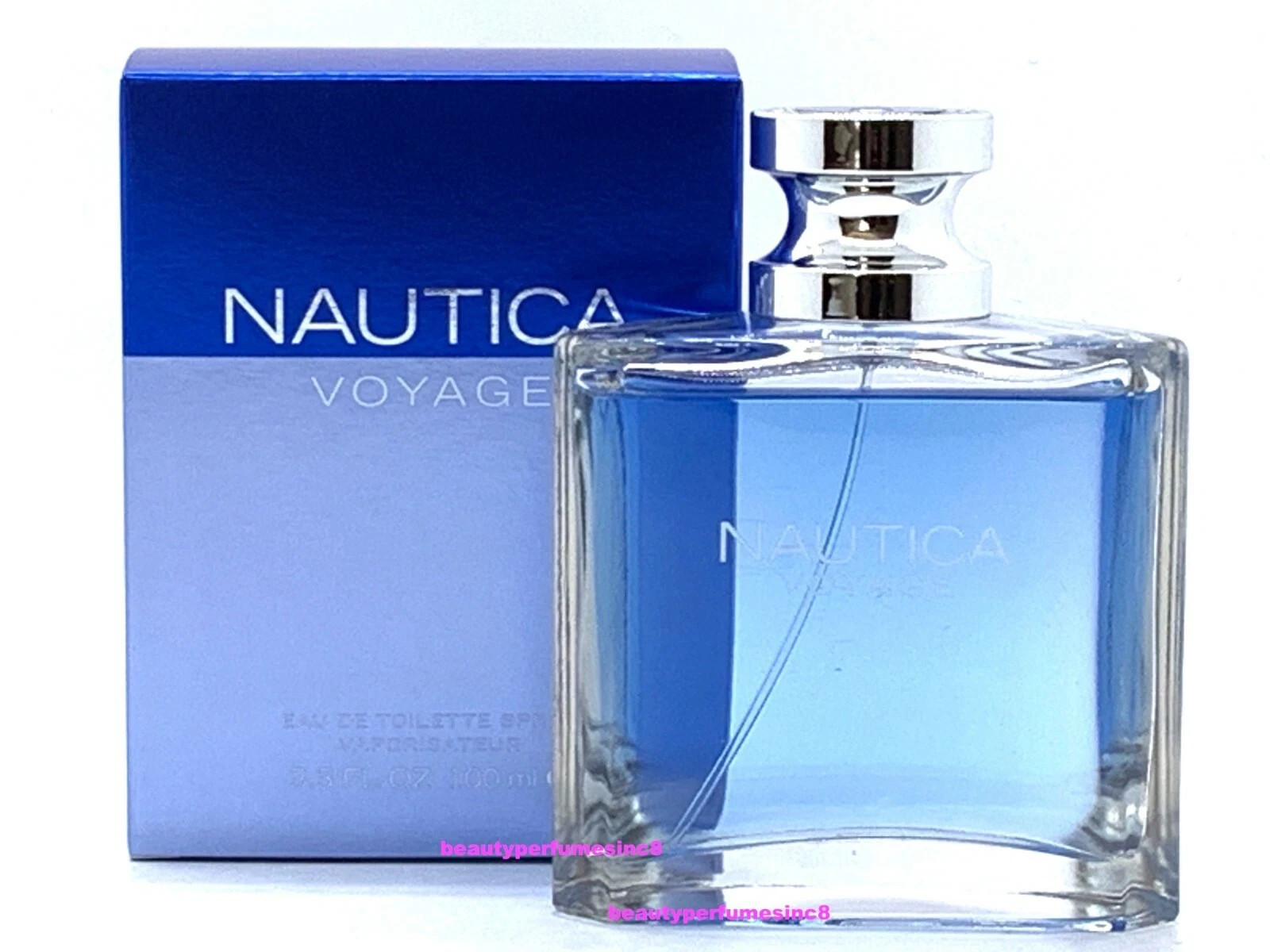 Nautica Voyage By Nautica 3.4/3.3 oz/100 ml Eau de Toilette Spray, Men’s Perfume