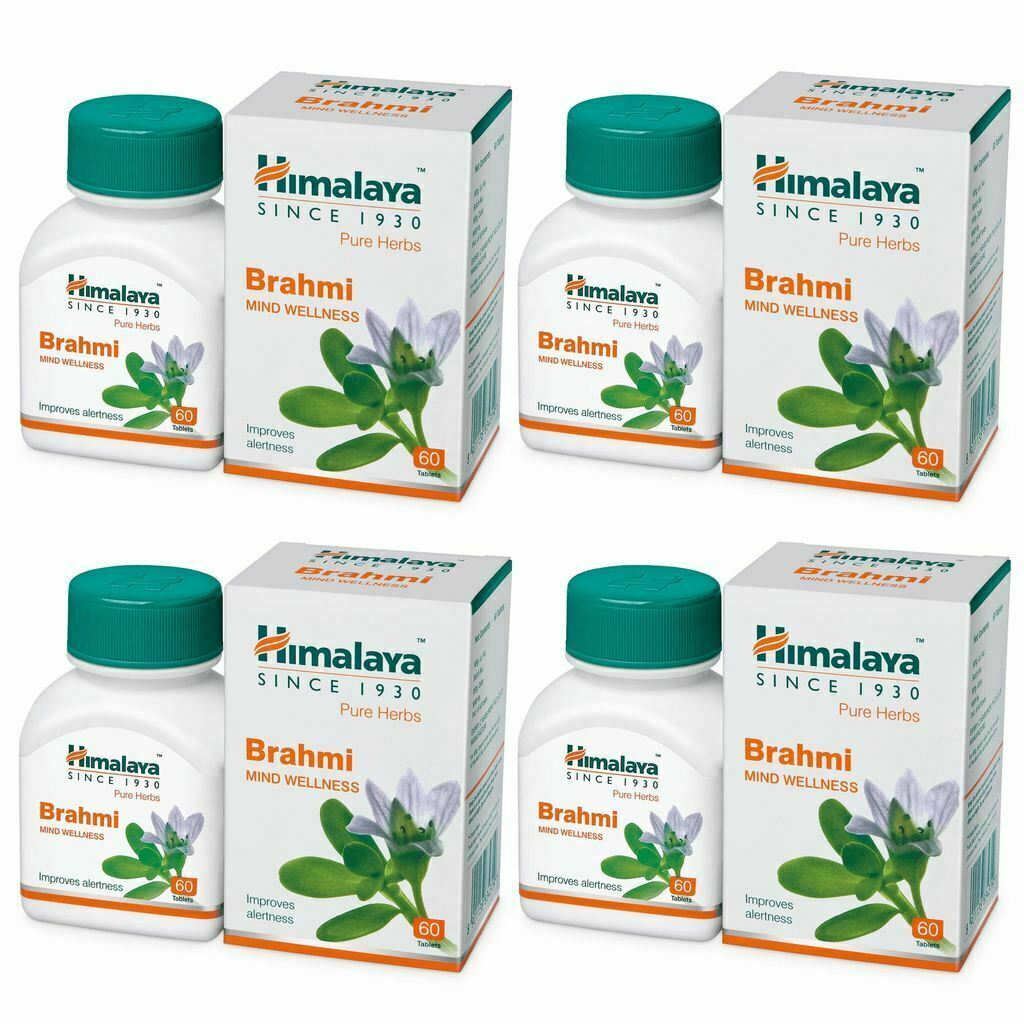 10 X Himalaya Wellness Pure Herbs Brahmi Mind Wellness 60Tablet FREE SHIPPING