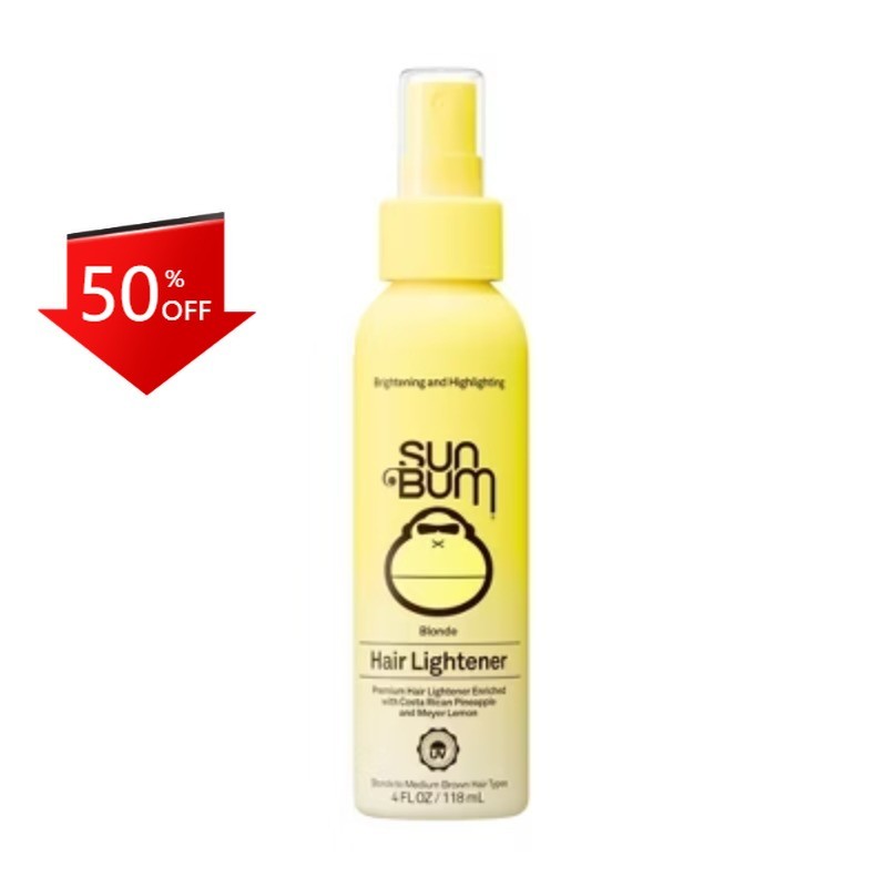Sun Bum Blonde Formula Hair Lightener – 4 fl oz: Shine Enhancing, Paraben-Free