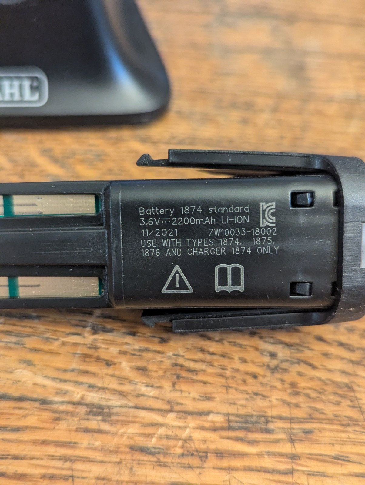 Battery charging Cradle Wahl Moser Genio Pro XXL 1874 1875 1876 + Battery Pack
