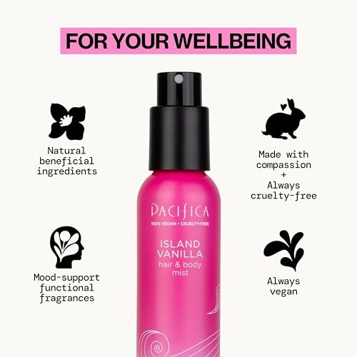 Pacifica Island Vanilla Eau de Parfum 5 Fl Oz Clean Long Lasting Vegan Scent