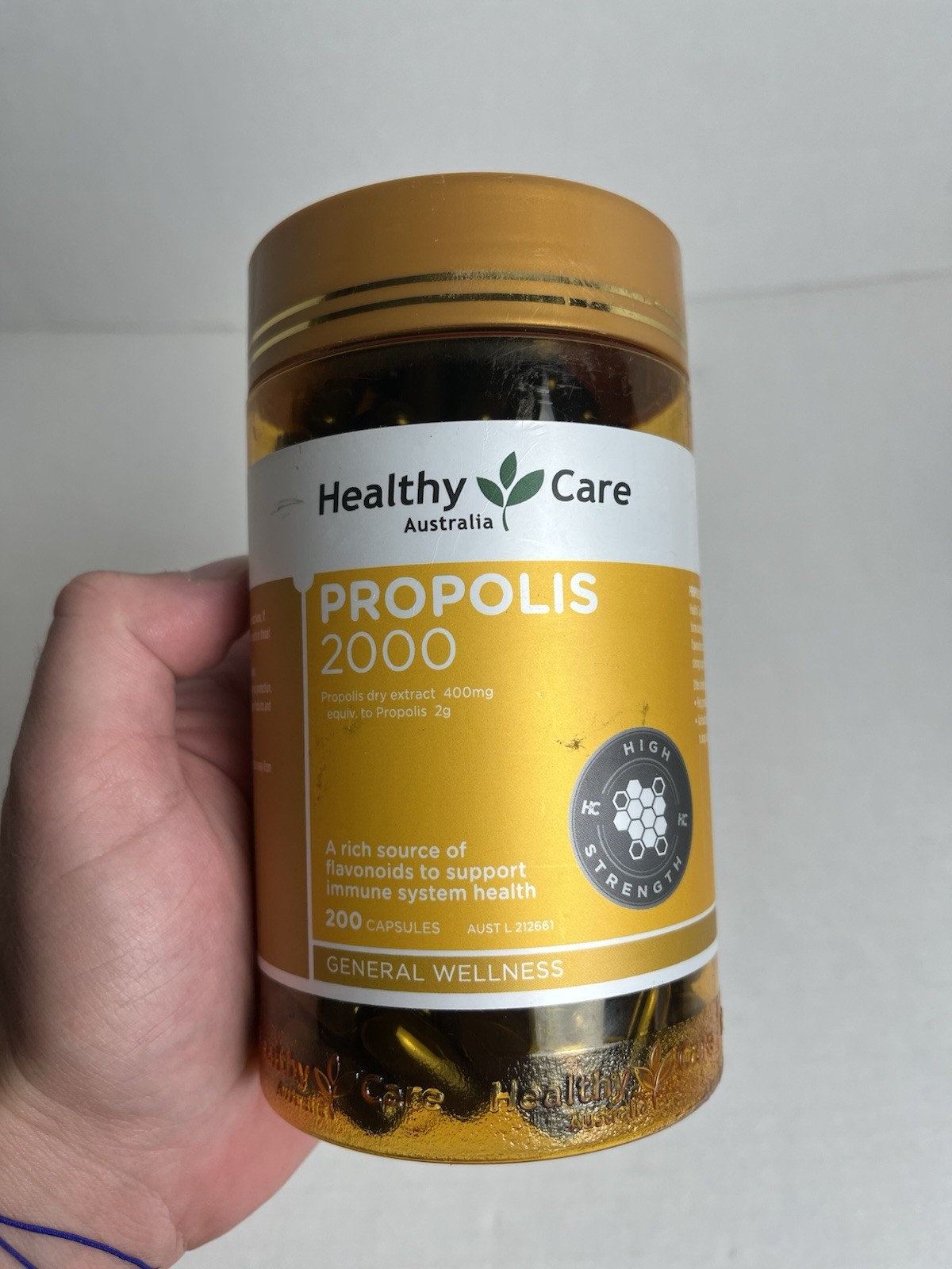 [Healthy Care] Propolis 2000mg 200 Capsules – Exp 02/2026 Ships Fast US