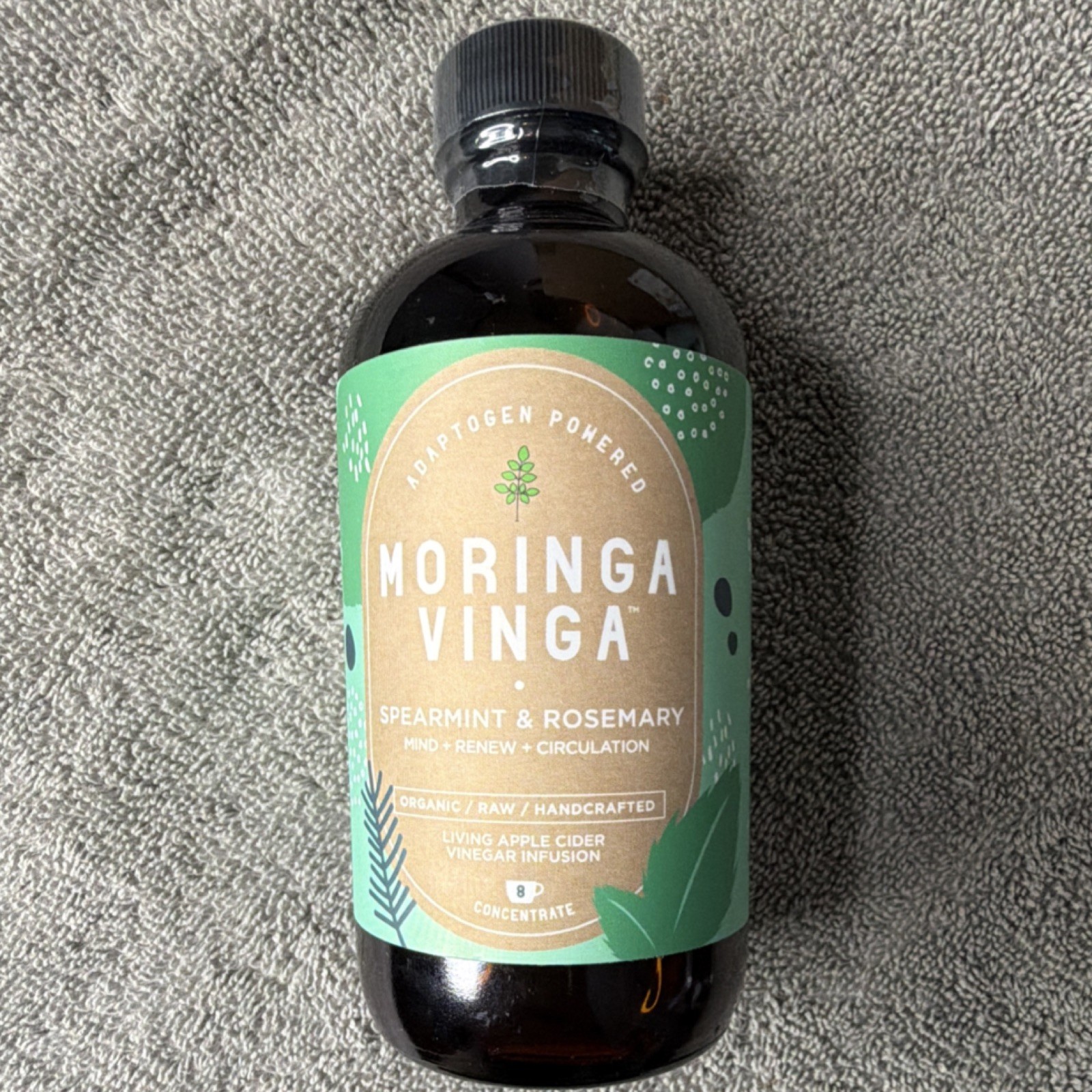 Moringa Vinga Organic Herbal Concentrate Spearmint Rosemary 1oz Batch #202