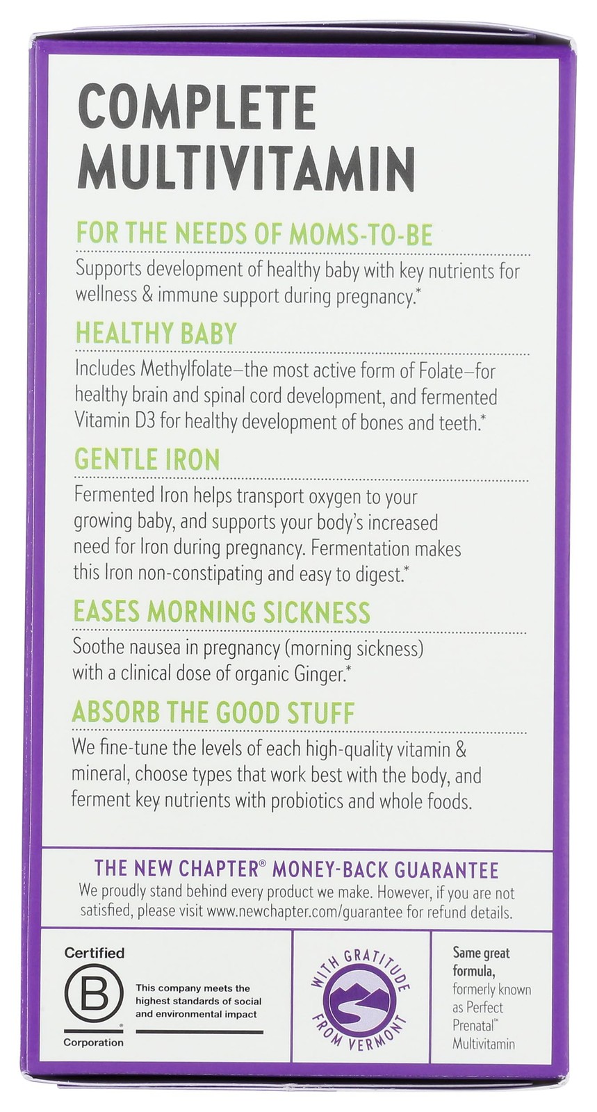 New Chapter Organic Perfect Prenatal, 192 CT