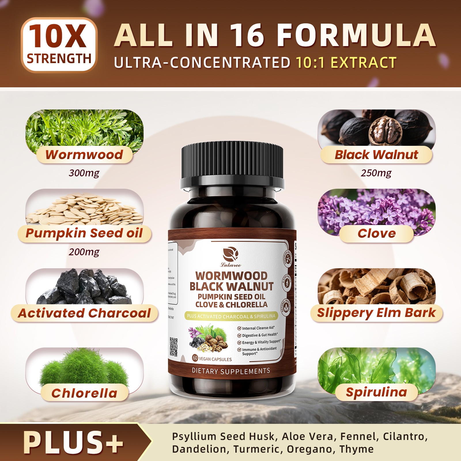 Parasite Cleanser Powder Natural Detox Cleanse | Wormwood, Black Walnut, Clove