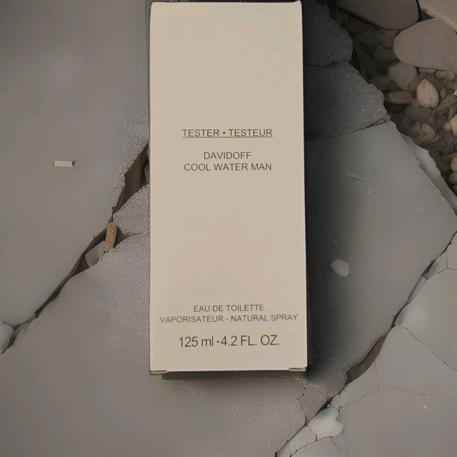 Davidoff Cool Water Man Eau de Toilette Spray, Tester Size 4.2 fl oz