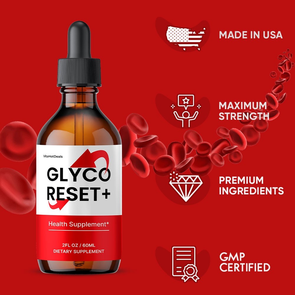Glyco Reset Drops, All Natural Formula, Glyco Reset Liquid Drops (1 Pack)