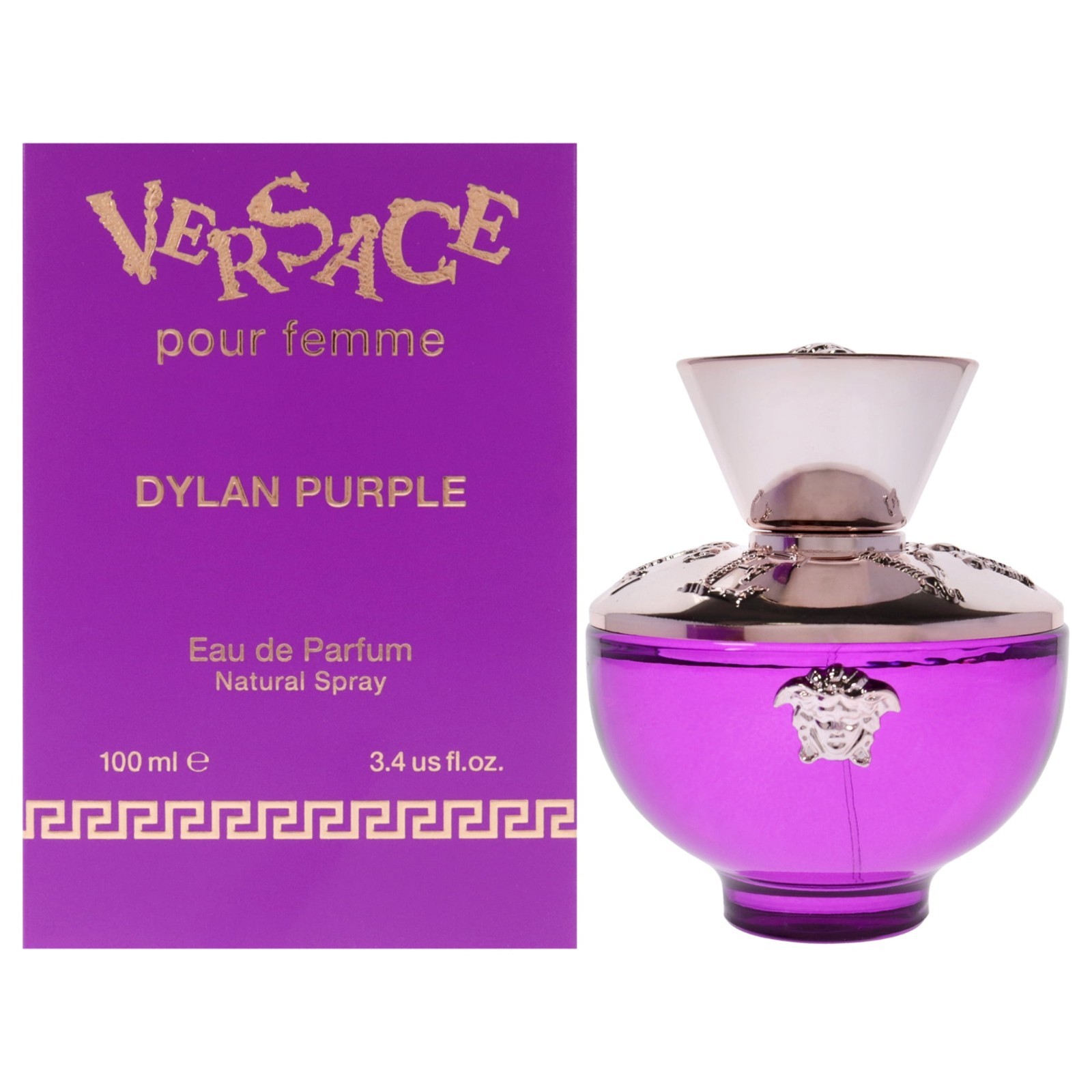 Versace Dylan Purple EDP 3.4 oz 100ml Women’s Floral Fruity Fragrance Spray