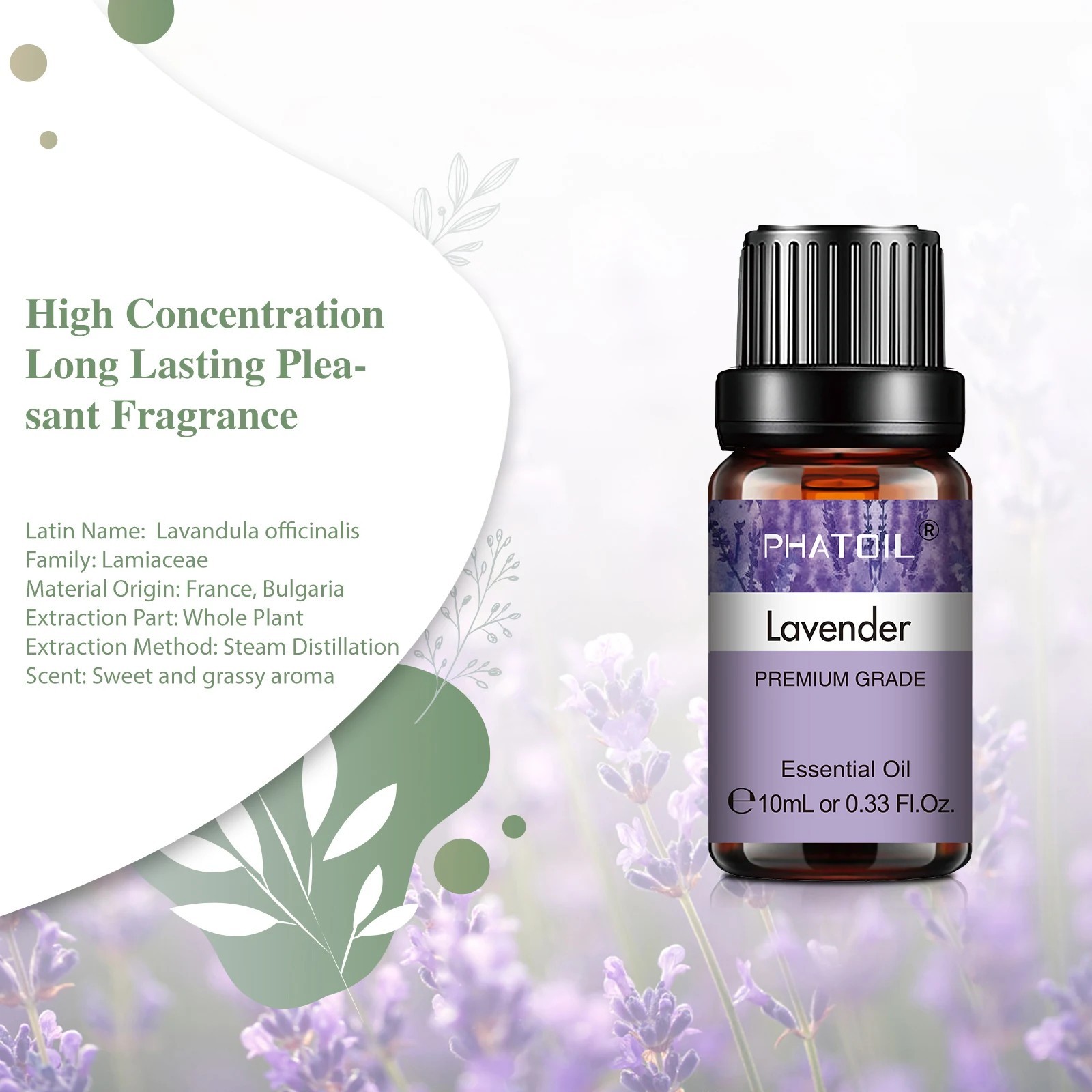 10ml Pure Essential Oils Natural Aromatherapy Diffuser Oil Multiple Scents