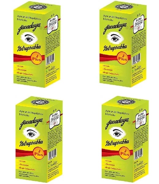4X Jiwadaya Netraprabha PLUS, 10ML , Eyes, Swelling, Itching, Burning