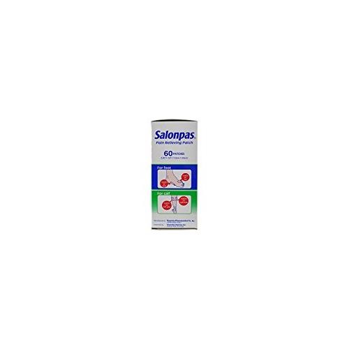 2 Pack Salonpas Pain Relieving Patches Works For 8 Hours 60 Per Box 120 Total