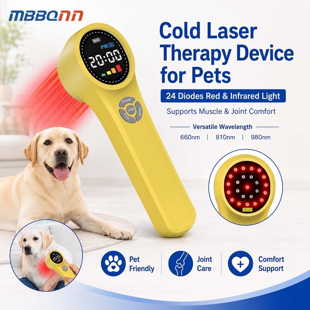 Handheld Red Light LLLT Device 660nm 810nm 980nm for Muscle Joint Recovery Home