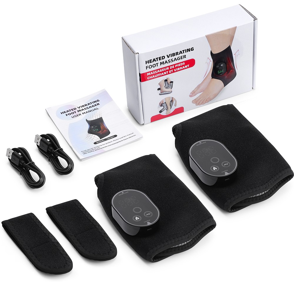 1/2PCS 3000mAh Wireless Foot Massager Portable Heating Vibration Muscle Soothing