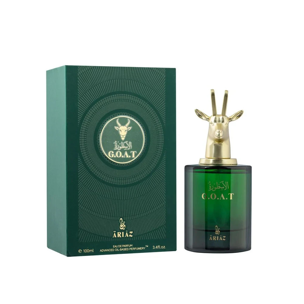 ARIAZ GOAT Eau de Parfum 3.4 oz 100ml Men Fruity Smoky Chypre Sealed
