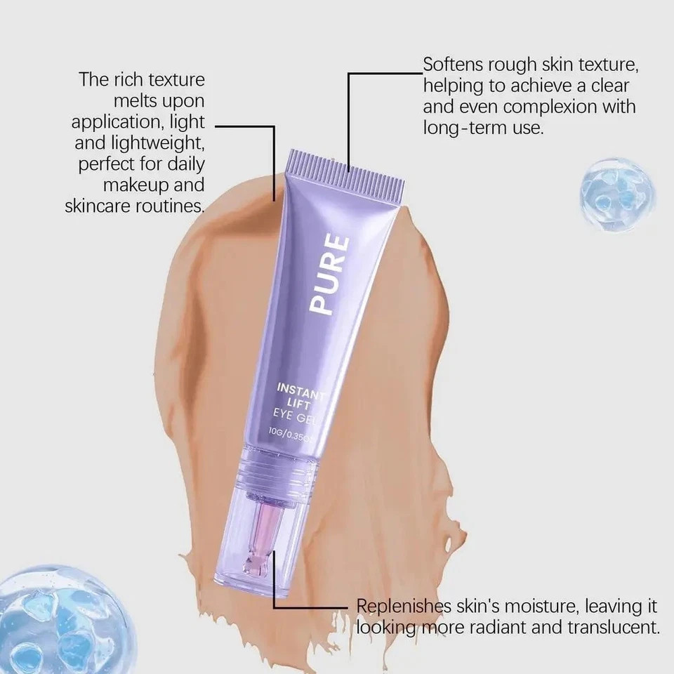 NEW! GOPURE Instant Lift Eye Gel – For Puffiness & Bags, Fine Lines 0.35 Oz