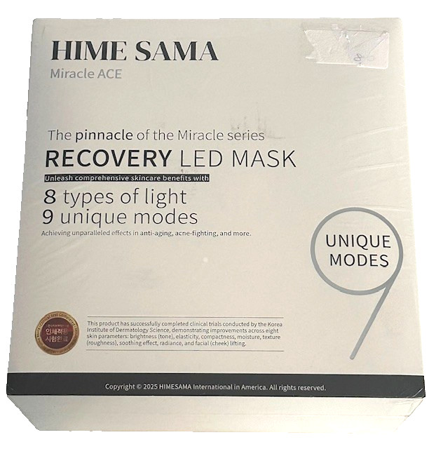 HIME SAMA Miracle Ace Recovery LED Mask 8 Light Types & 9 Unique Modes