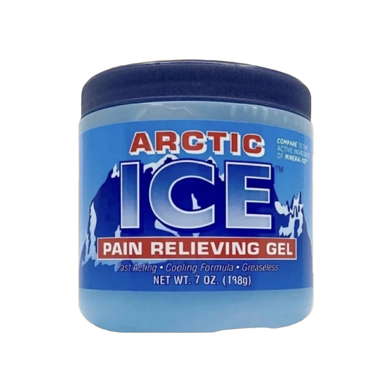 1 ARCTIC ICE Pain Relieving Gel Fast Acting Cooling Formula Greaseless 7 oz ea.