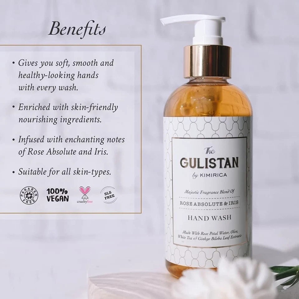 Kimirica The Gulistan Hand Wash (Rose Absolute, 300ml)