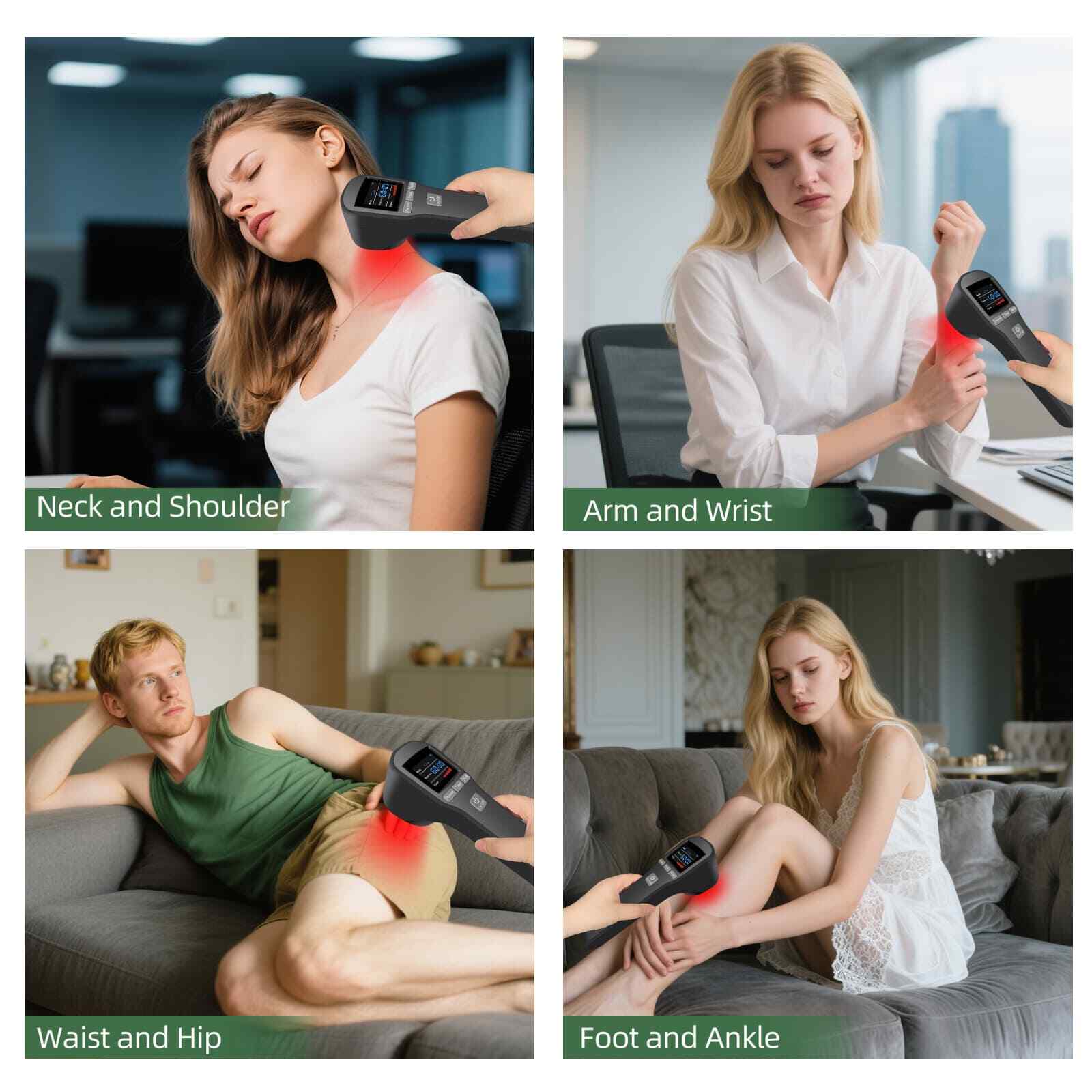 Deep Tissue Laser Therapy Device for People & Pets 880mW Portable Pain Relief