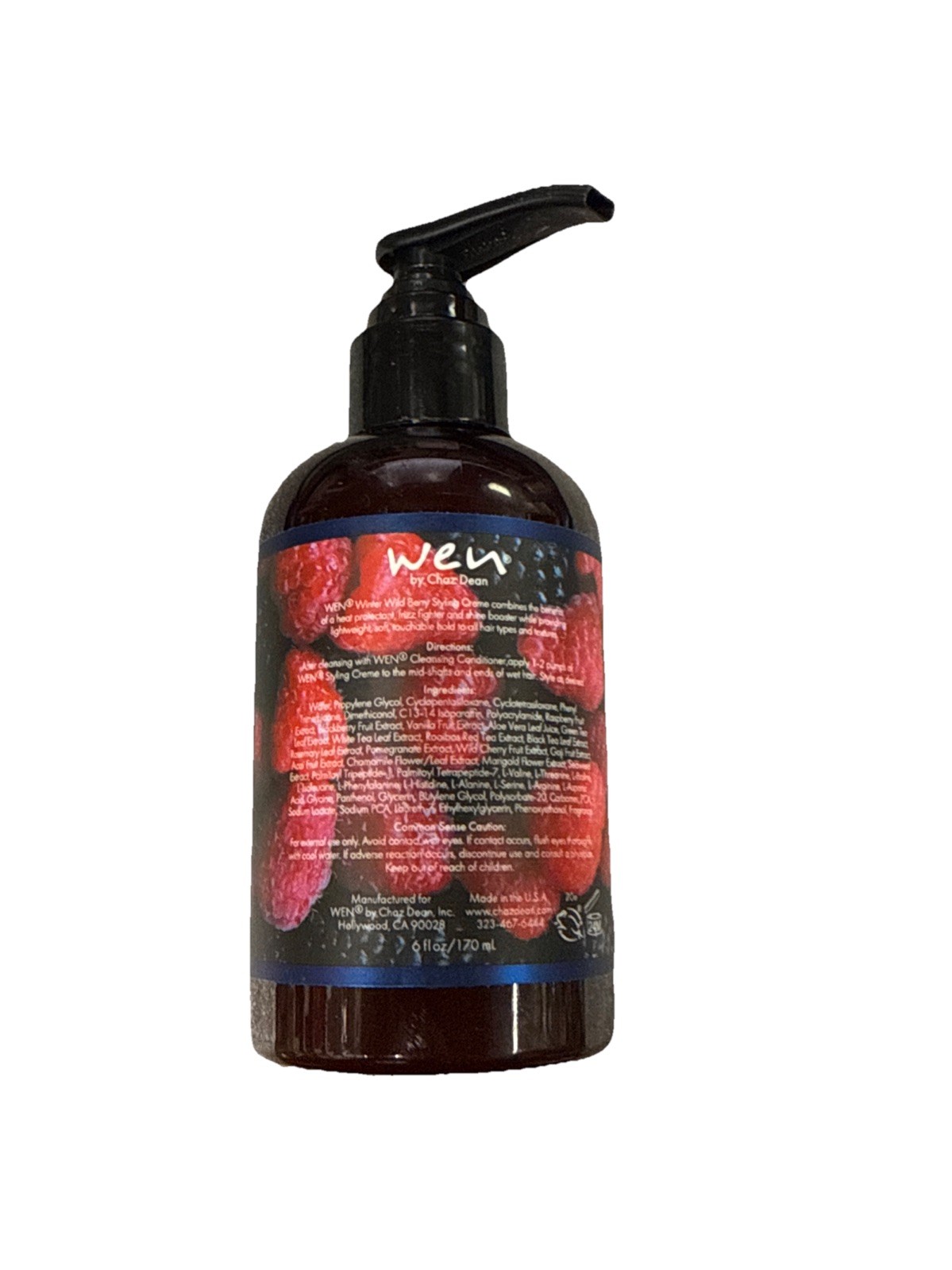WEN Styling Creme 6 oz / 170mL (Winter Wild Berry) New + Pump