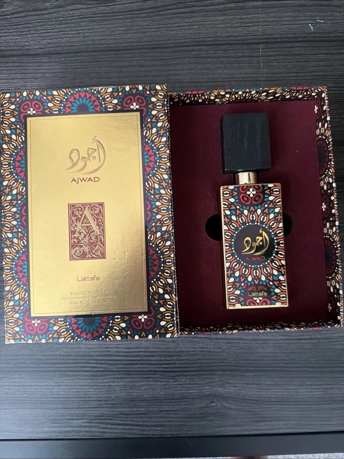 Lattafa Ajwad Unisex Eau de Parfum Spray 2 oz /60 Ml. Authentic Unmatched! Rare