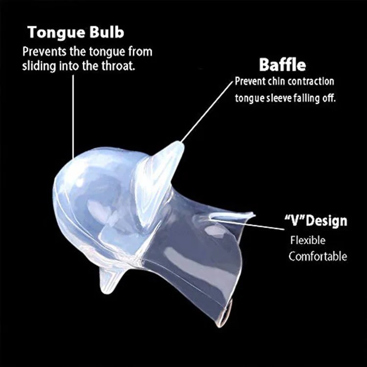 Anti Snoring Tongue Device Silicone Sleep Apnea Aid Stop Snore Sleeve Sleep