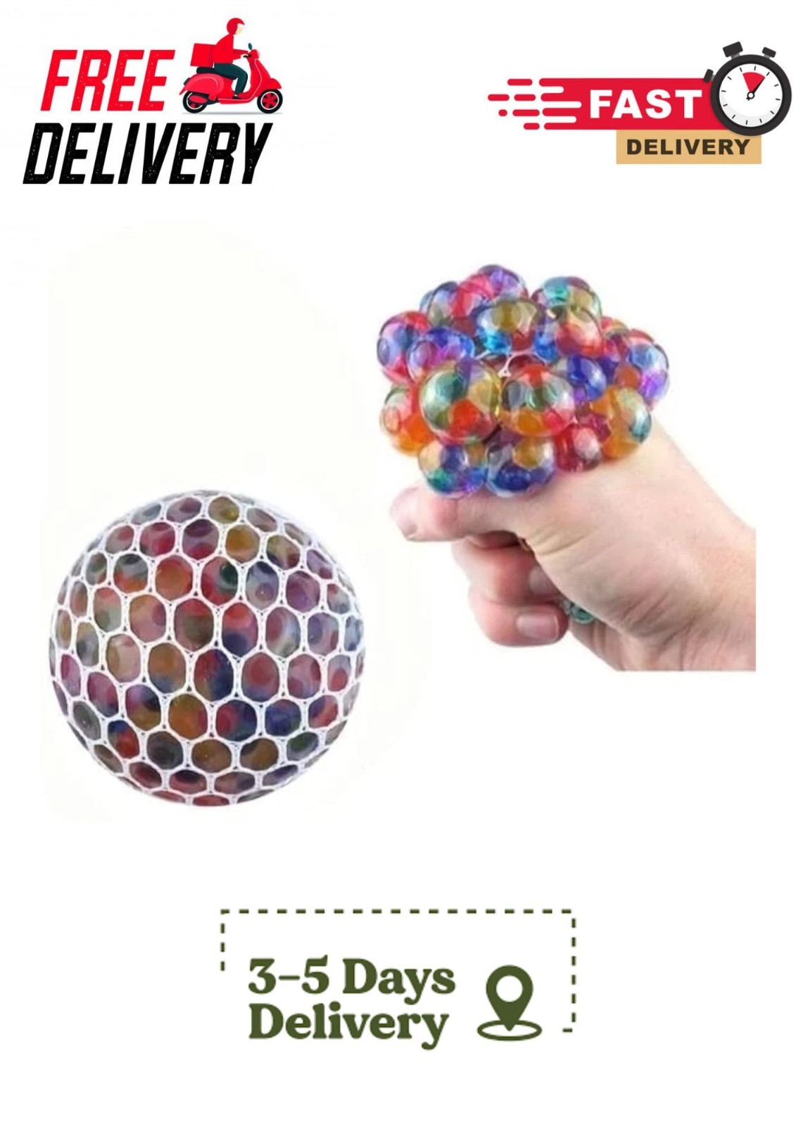 Squishy Stress Ball For Adults and Kids