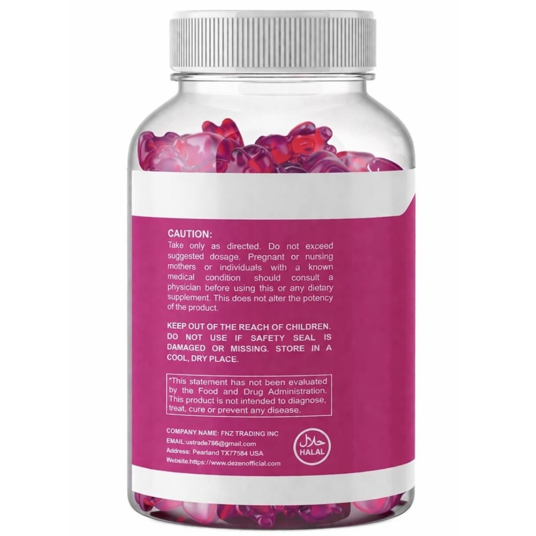Breast Enhancement Gummies for Women, Girls Chest Growth Supplements 60Pcs Each