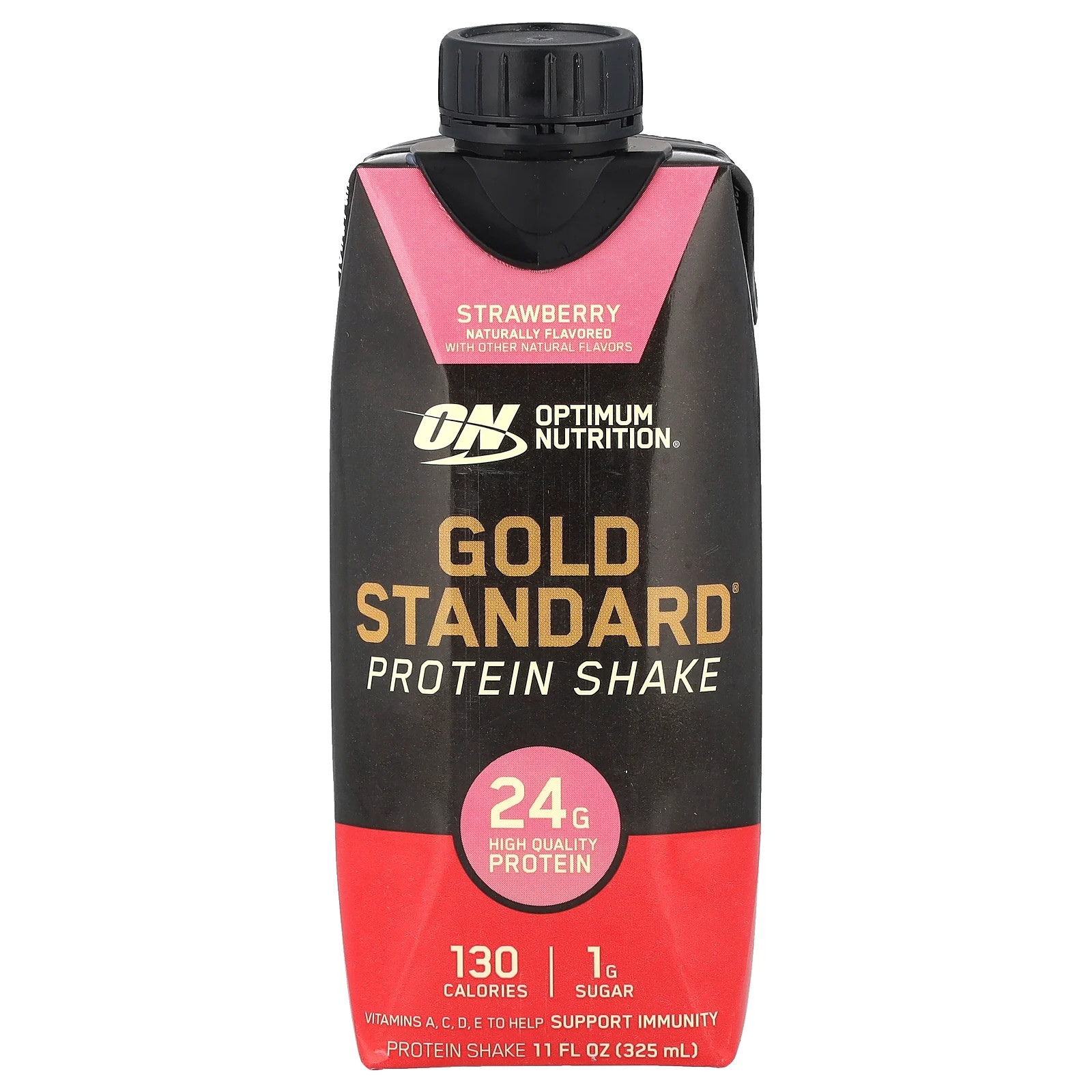 Gold Standard® Protein Shake, Strawberry, 4 Cartons, 11 fl oz (325 ml) Each