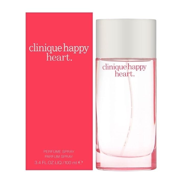 HAPPY HEART Clinique women 3.4 oz 3.3 edp Perfume spray NEW IN BOX