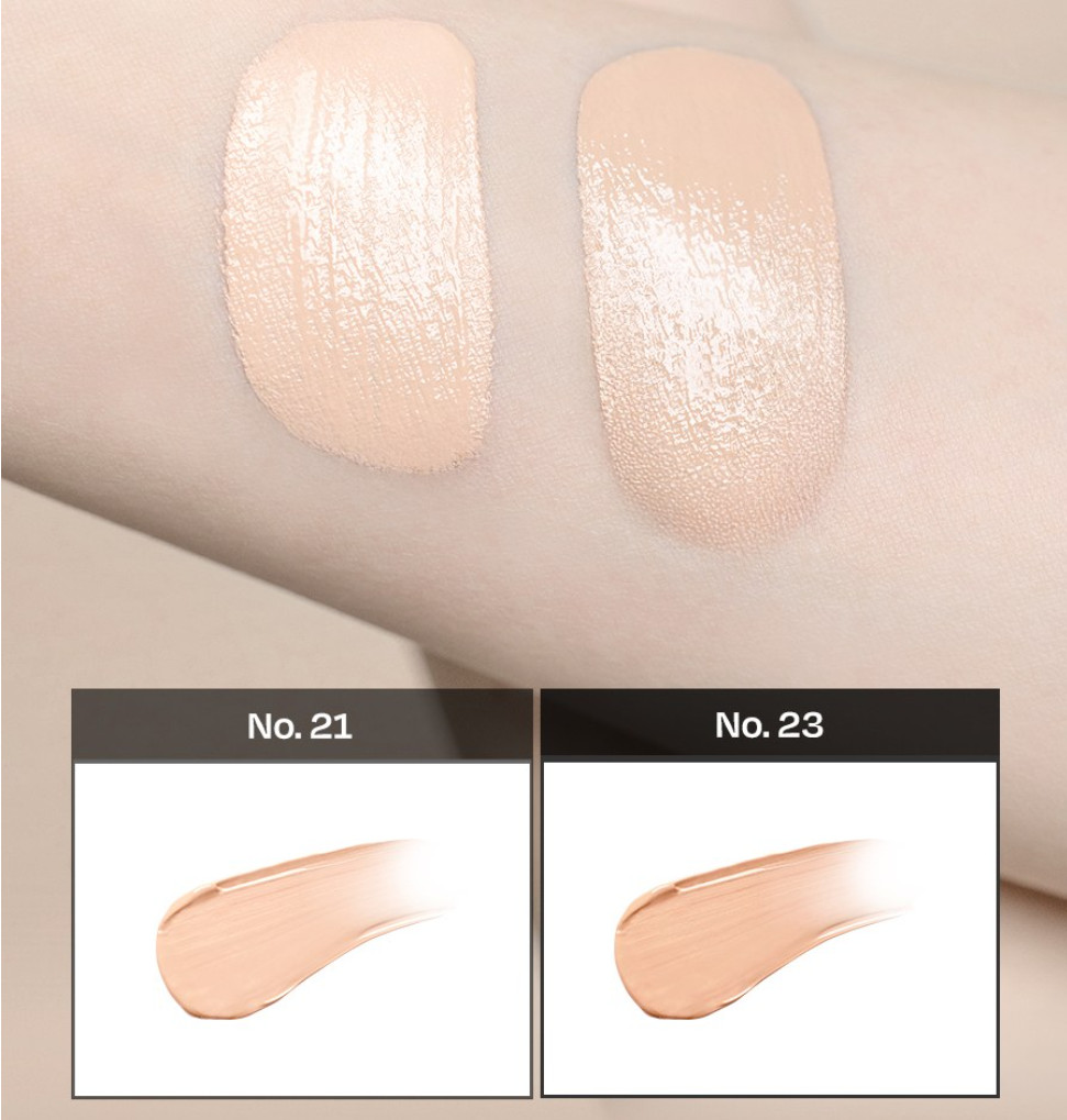 Dalba Serum Glow Tension Cover Cushion NO 23 Medium Beige 17g + Refill 17g Set