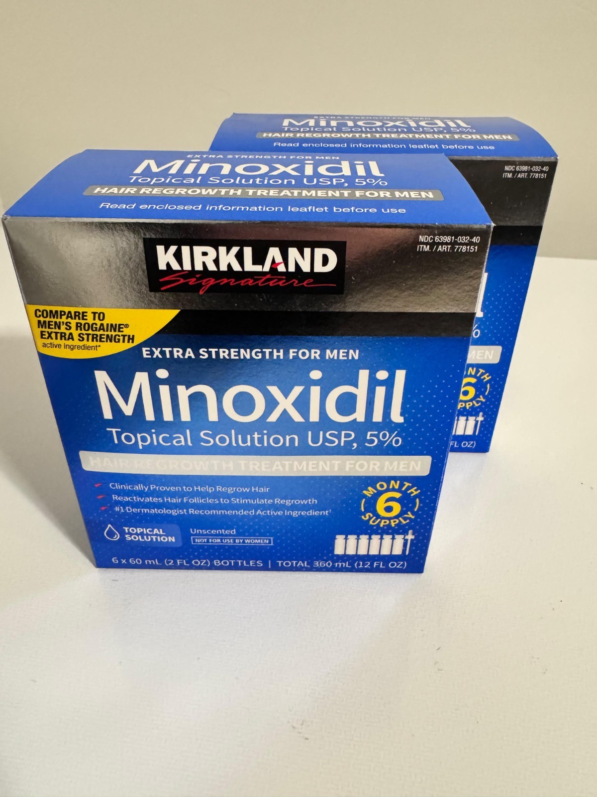 Tropical Solution Hair Minoxidil 5% Kirkland – 12 Month Supply
