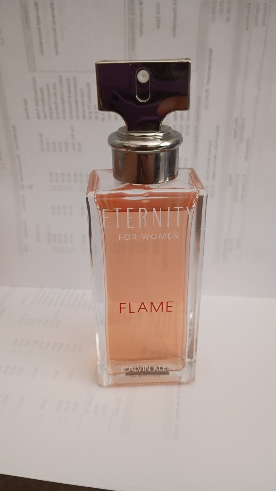 Eternity Flame By Calvin Klein For Women 3.4 oz / 100ml Eau de Parfum Spray