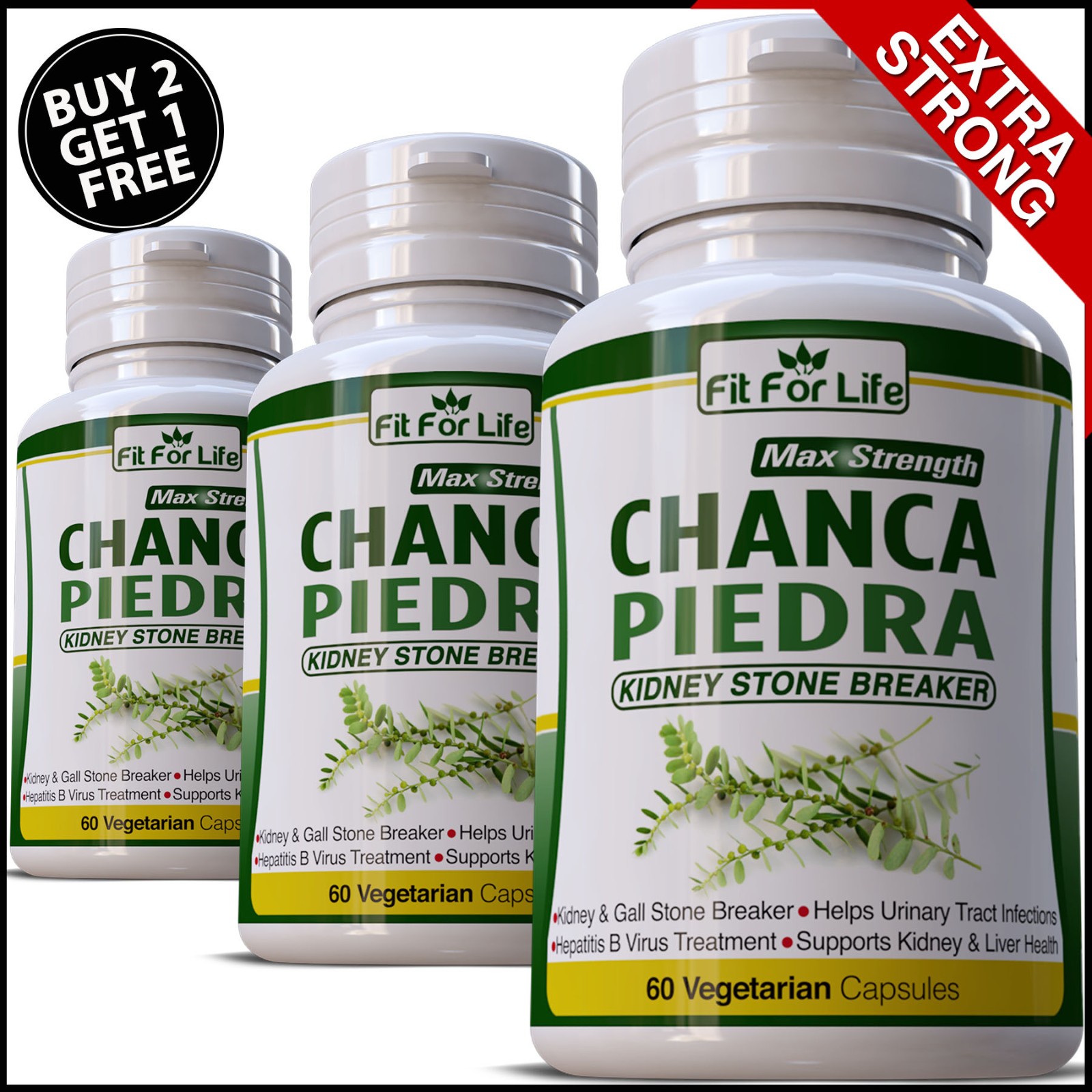 PURE Chanca Piedra KIDNEY STONE BREAKER Natural Cleanse GALLBLADDER Pill Capsule
