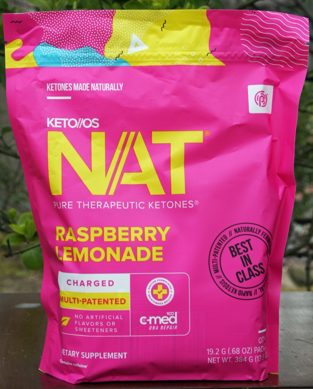 Pruvit Keto OS NAT Ketones – Charged – Raspberry Lemondade, Exp 04/26