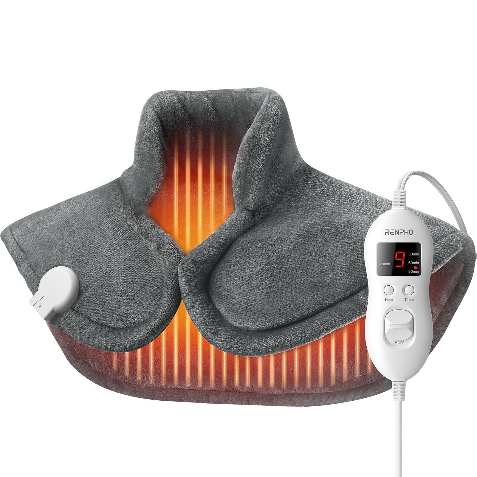 RENPHO Extra Large Heating Pad for Shoulders Neck and Back FSA HSA Eligible, New