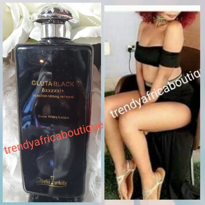 Abebi white Gluta Black 5x Snow White Body Lotion effective 👌500ml X 1