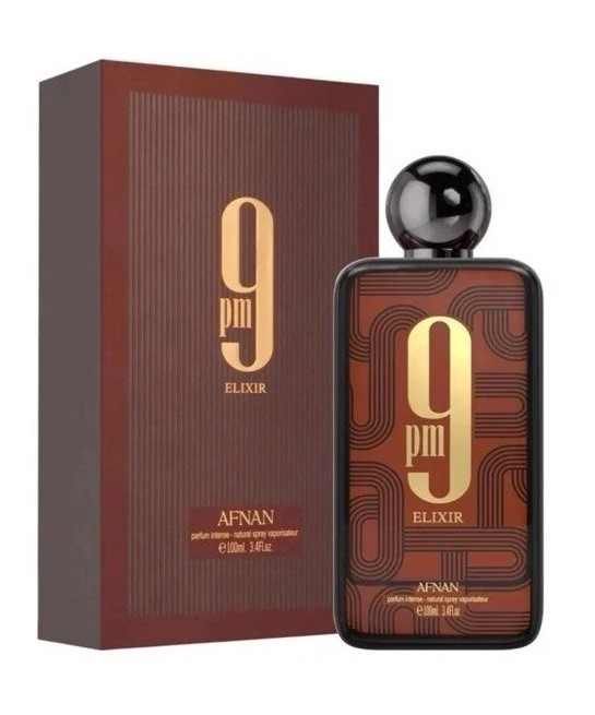 Afnan 9pm Elixir Parfum Intense Natural Spray 3.4 fl oz Regular Size