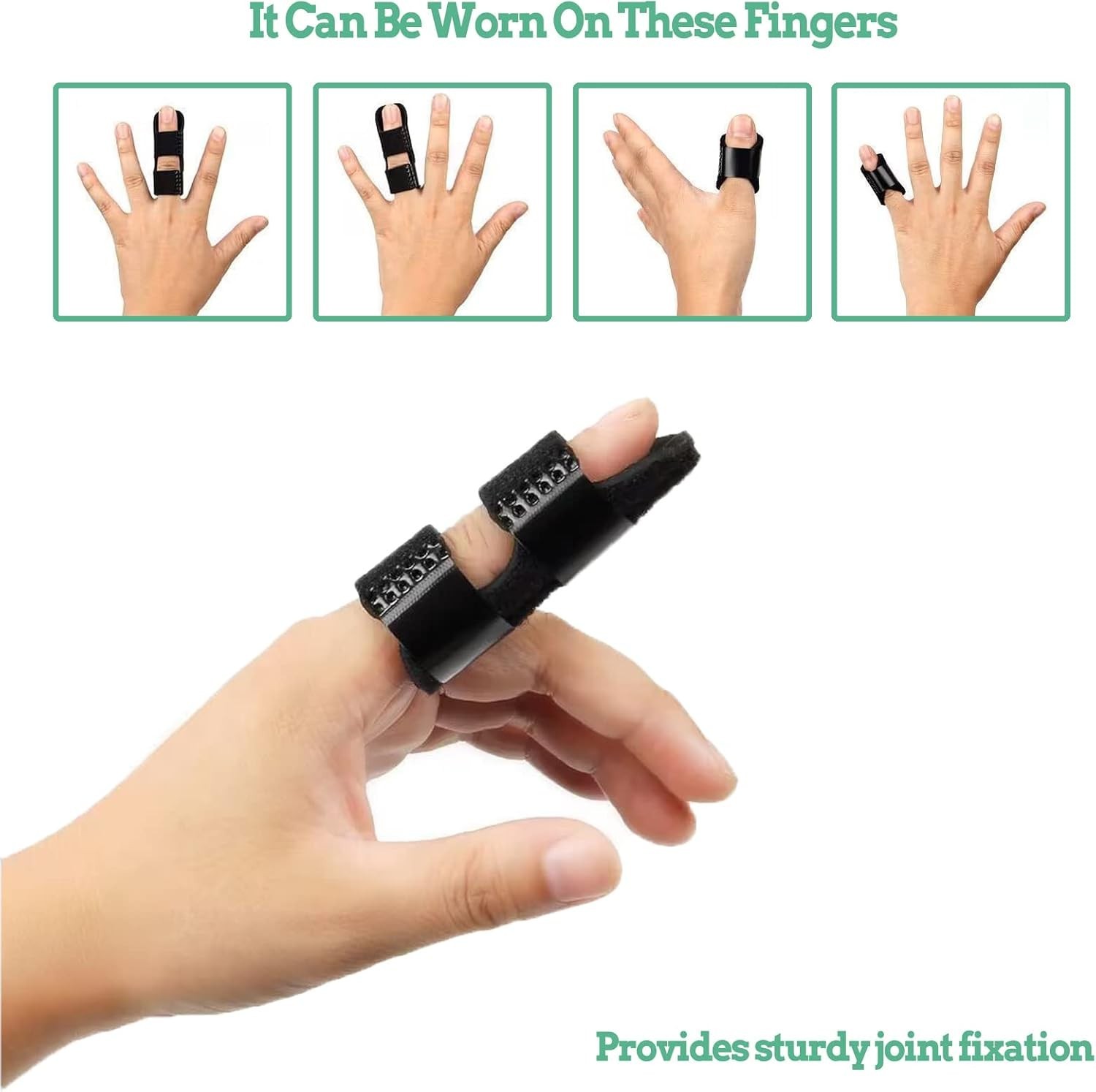 2 or 5 Pc Trigger Finger Splint Brace for Thumb Finger Support Straightening Aid
