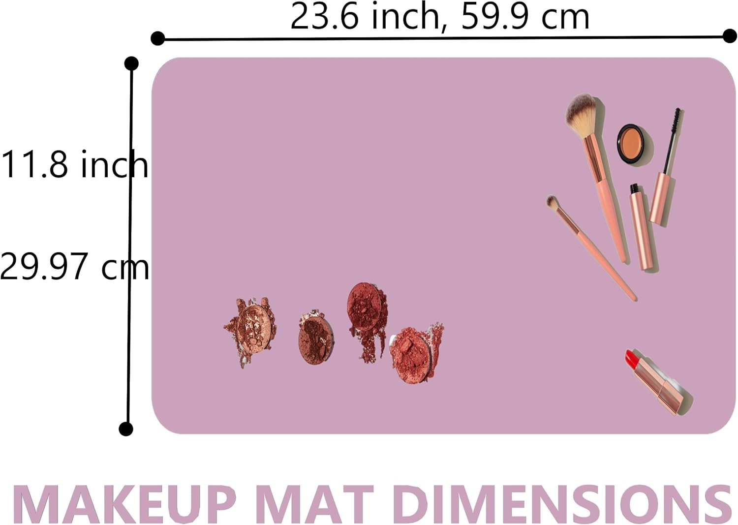 Makeup Mat for Vanity Top Protector, Cover Work Table Waterproof, Oilproof