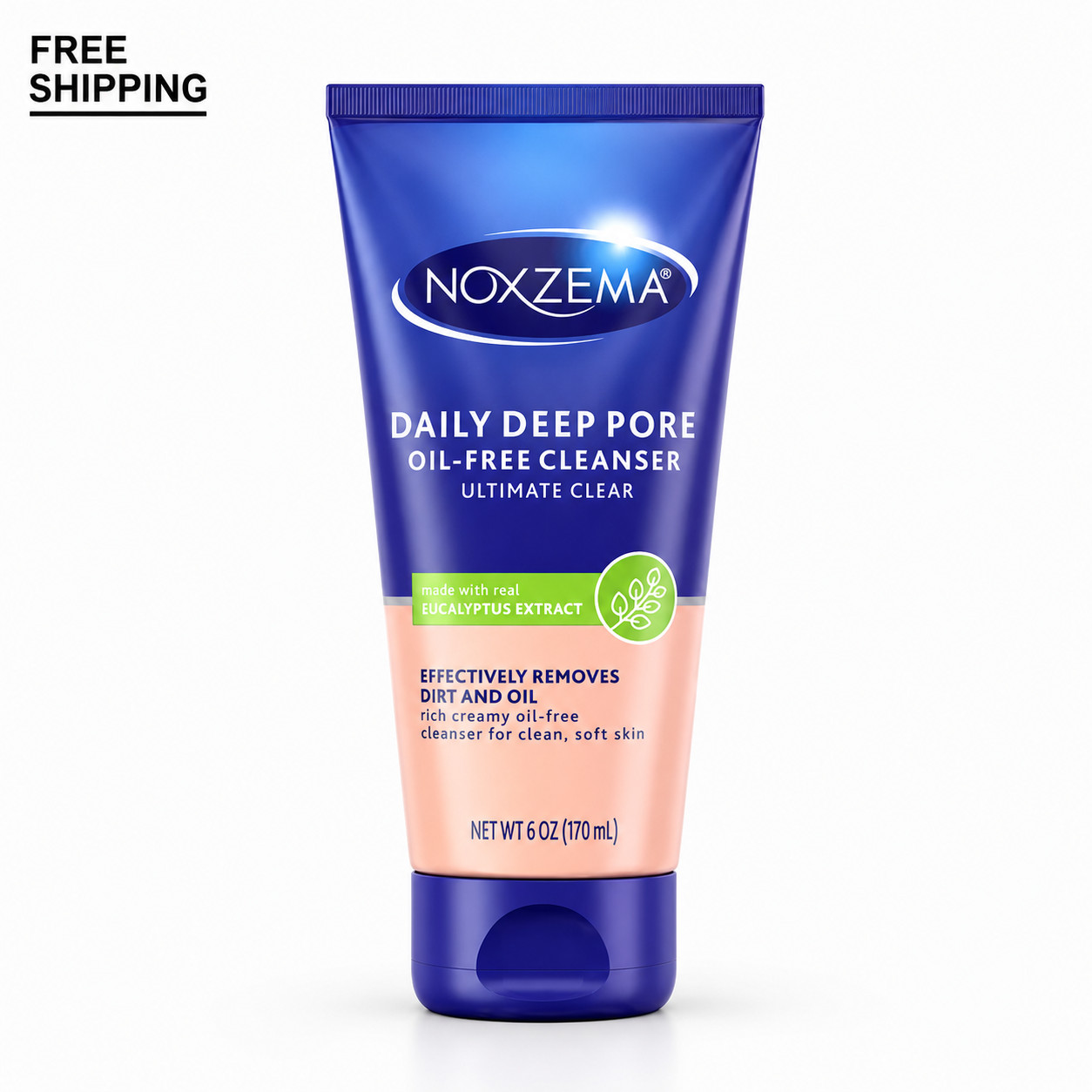 Noxzema Daily Deep Pore Cleanser 6 Oz Oil Free Face Wash