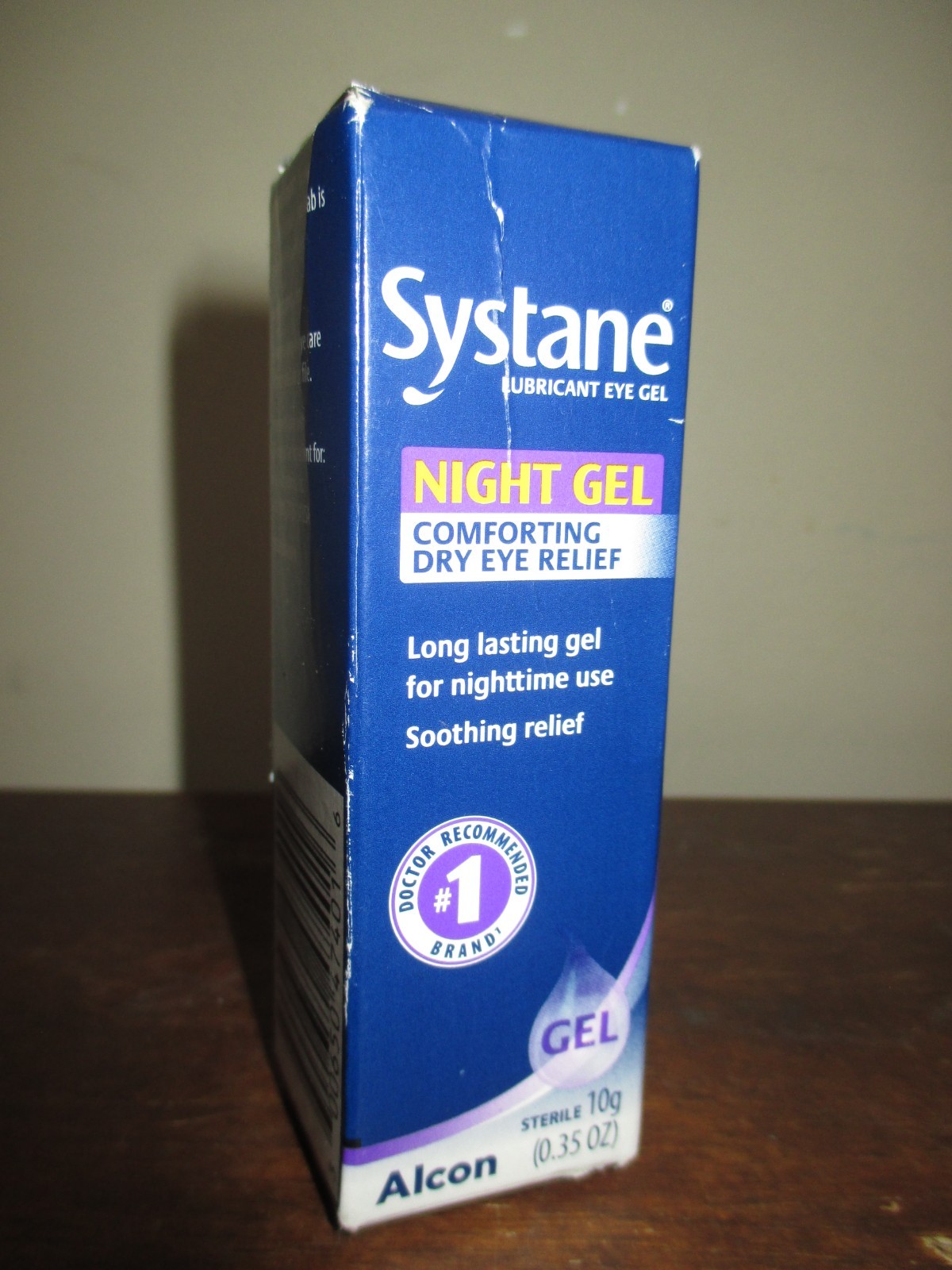 Systane Night Gel Comforting Dry Eye Relief Therapy Lubricant 10g New 02/2027