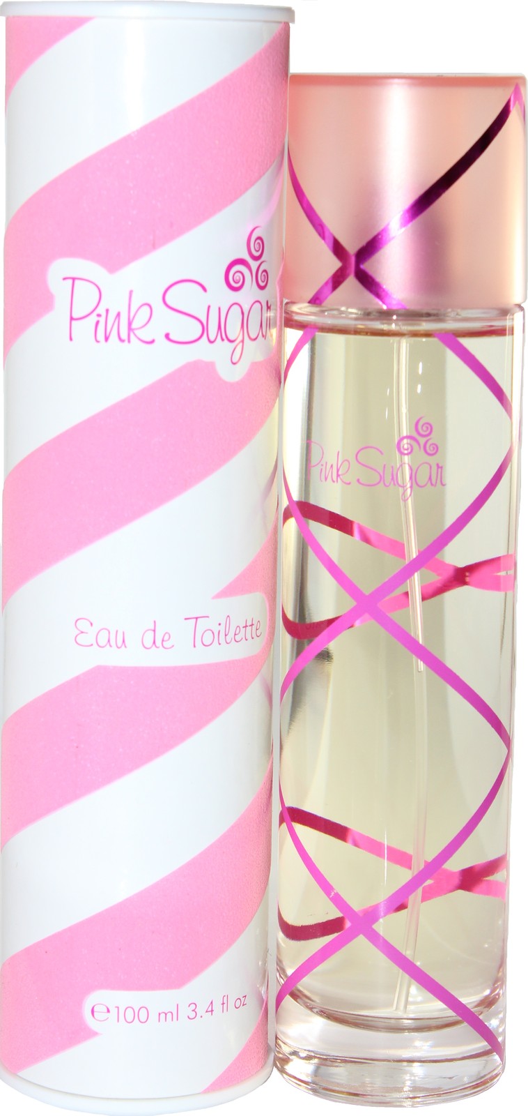 PINK SUGAR 3.4/3.3 OZ EDT SPRAY FOR WOMEN NEW IN A BOX BY AQUOLINA