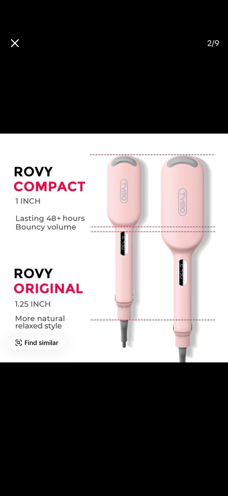 TYMO ROVY Hair Crimper Waver Hair Tool Deep Wave Curling Iron New Seller
