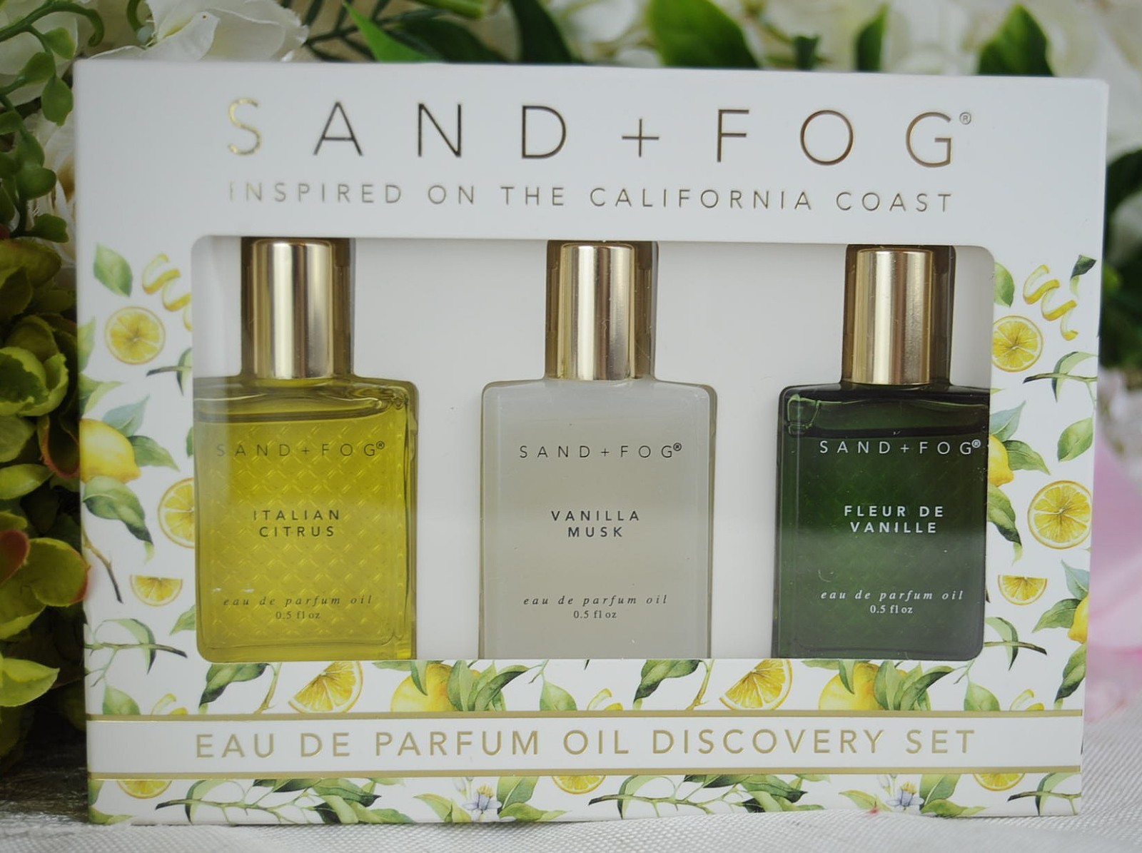 SAND + FOG EAU DE PARFUM OIL DISCOVERY SET (3 Rollers) NEW SEALED IN BOX