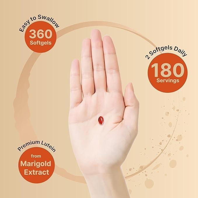 Lutein 40 mg with Zeaxanthin 360 gels Astaxanthin/Phosphalipids/Omega-3/Krill