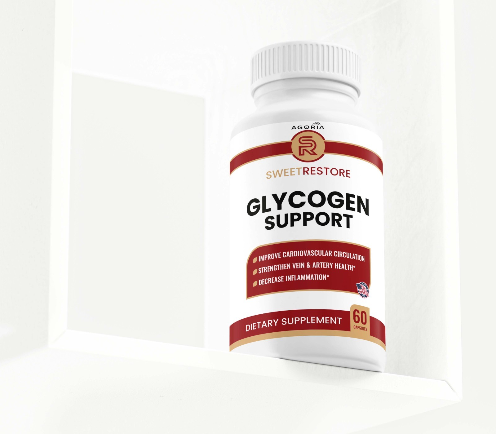(3 PACK) Sweet Restore Glycogen Support Capsules, Joint Support (180 Capsules)