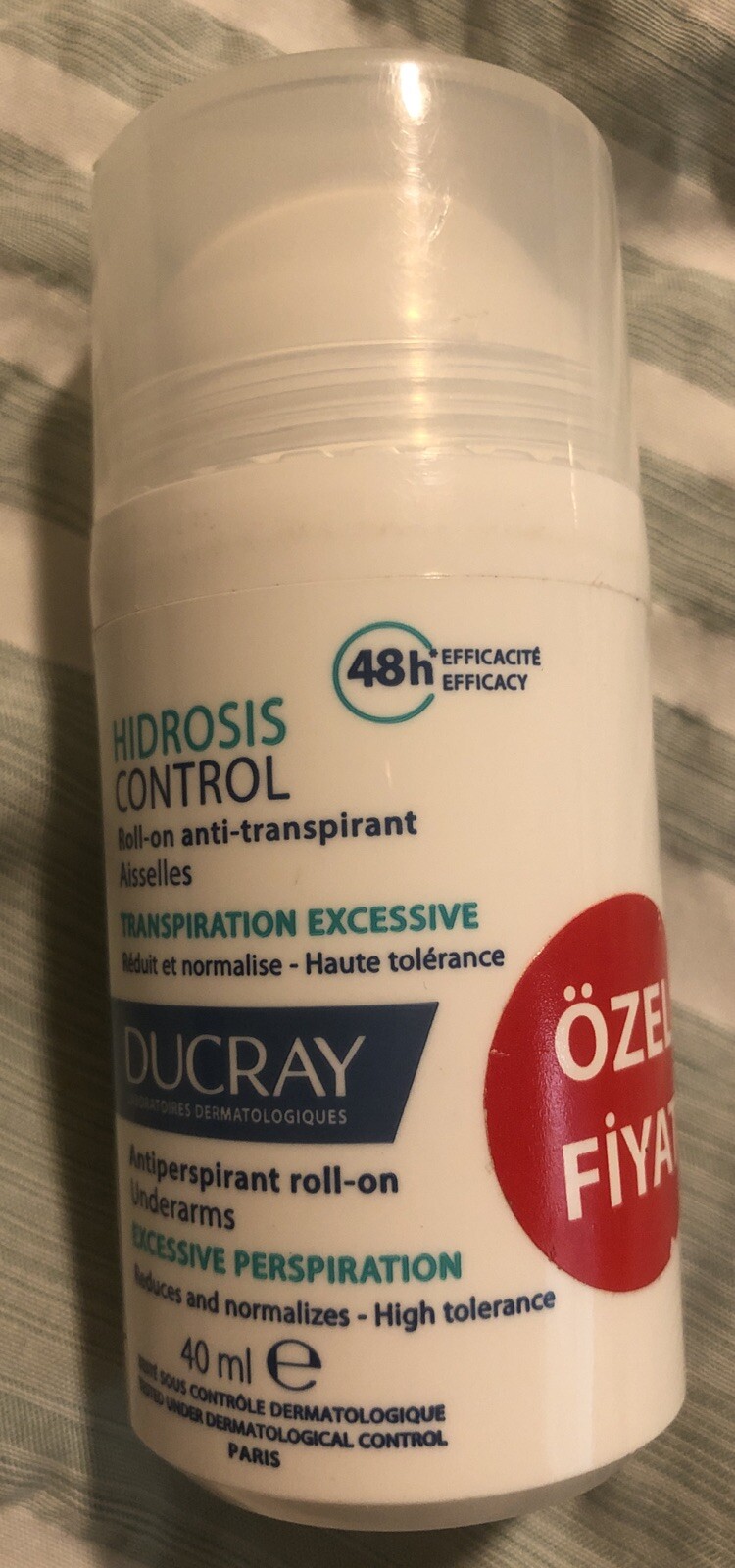 Ducray Hidrosis Control Antiperspirant Roll-On 40ml,Cream 50ml